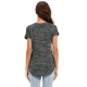 Women Short Sleeve V Neck Solid Flowy Sweatshirt Tunic Shirts Blouse Tops