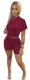 Women's Half Sleeve Round Neck Sport Solid Color Casual Short Leisure Suit Bodycon