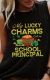 Women Tank Tops Lucky Charms Print Vest Graphic Casual Sleeveless Sleeve Tops