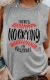 Women Tank Tops No Crying Print Vest Graphic Casual Sleeveless Tops
