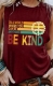 Women Tank Tops Be Kind Graphic Casual Sleeveless Tops