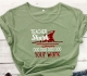  Women's Shark Graphic Print Tee Round Neck Short Sleeve T Shirt 