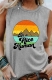 Women Tank Tops Be A Nice Human Graphic Casual Sleeveless Tops