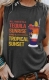 Women Tank Tops Tequila Sunrise Graphic Casual Sleeveless Tops