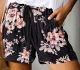 Women's Loose Fit Shorts Elastic Waist Summer Beach Short with Pockets