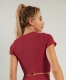 Women Short Sleeve Low-cut Seamless Shirts