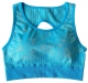 Sleeveless Solid Color Vest-Style Hollowed Yoga Wear