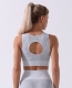 Sleeveless Solid Color Vest-Style Hollowed Yoga Wear