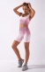 Women Two-pieces Seamless Yoga Wear Tie-dye Sports Bra High Waist Fitness Shorts