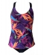 Two-Pieces Swimsuit Printed Tank Top with Shorts