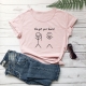 Women Casual Letter Printed T-Shirts I HAVE GOT YOUR BACK