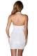 Women's Fashion Halter Neck Sexy Ruched Glittering Backless Bodycon Skirt