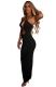 Solid Color Cross Halter Hollow Out Dress Sexy Tight-fitting Long Dress