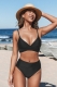 Solid Color Bikini Set Women's Sexy Two Pieces Swimsuit